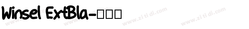 Winsel ExtBla字体转换